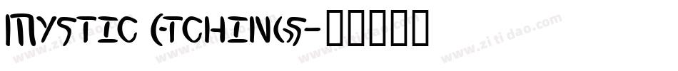 Mystic Etchings字体转换
